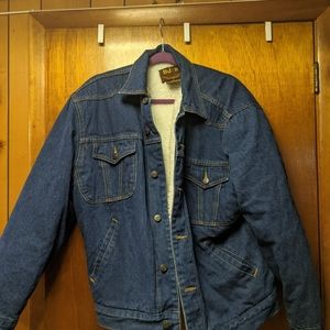 Fully lined jean jacket